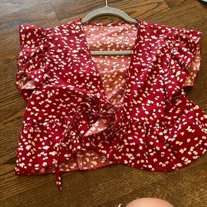 SHEIN red top